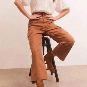 Z Supply Noah Cargo Pants Chestnut Size XS